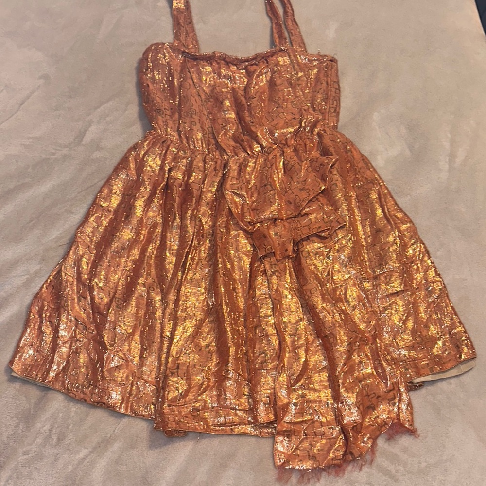Vintage Orange and Gold Missoni Dress